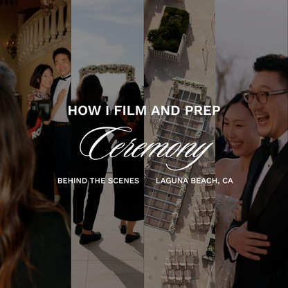 How I Prep and Film A Ceremony